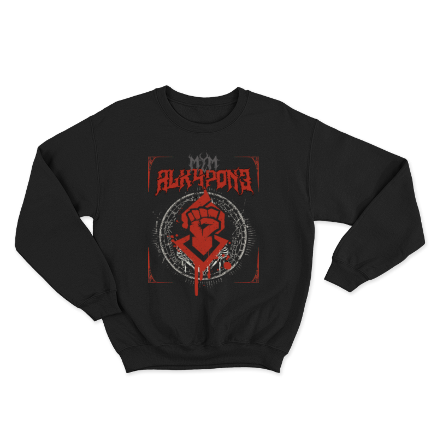 SUDADERA ALKAPONE DEATH METAL