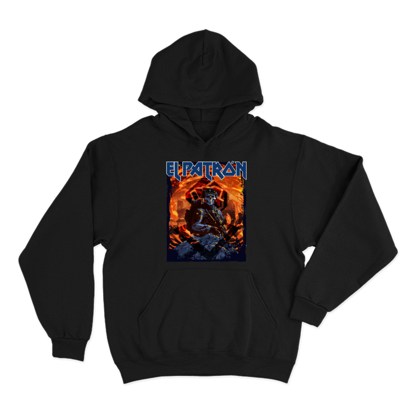 Hoodie alkapone el patrón iron maiden