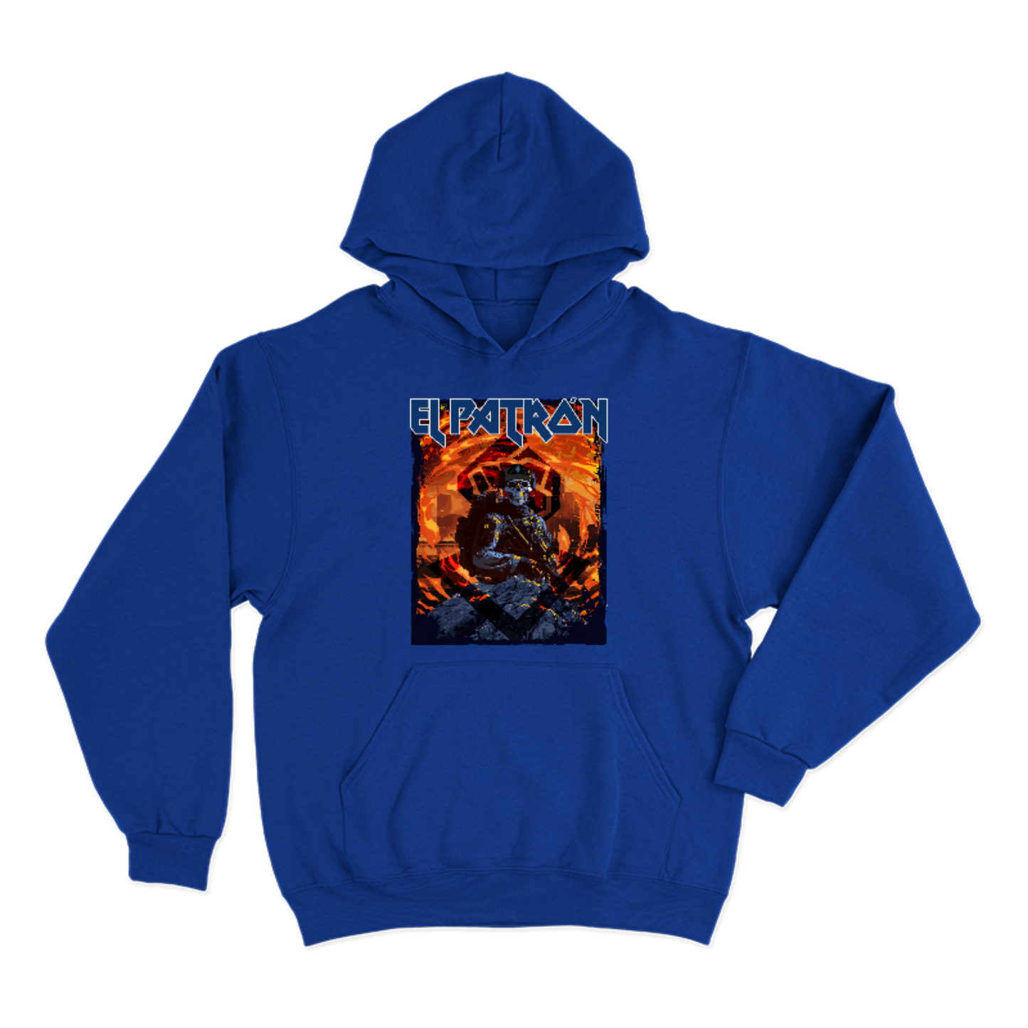 Hoodie alkapone el patrón iron maiden