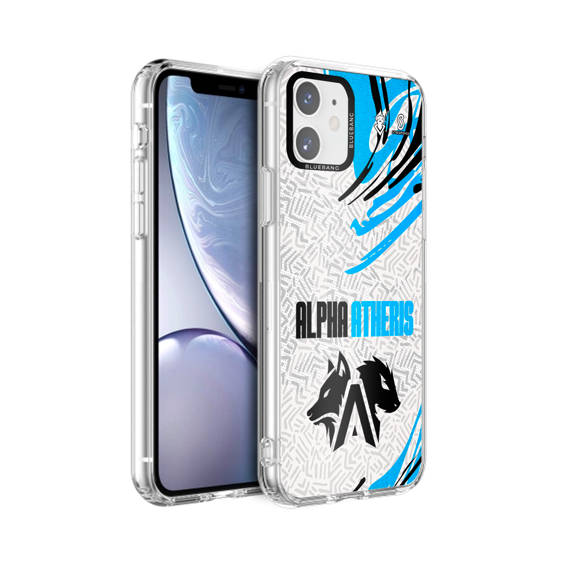 Funda para celulares hológrafica Alpha Atheris Blanca