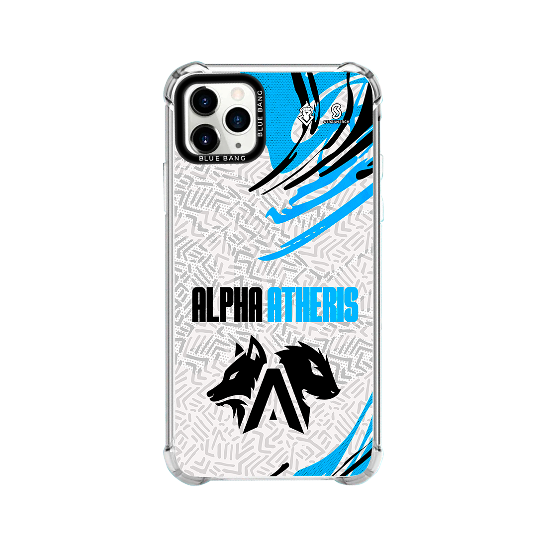 Funda para celulares hológrafica Alpha Atheris Blanca