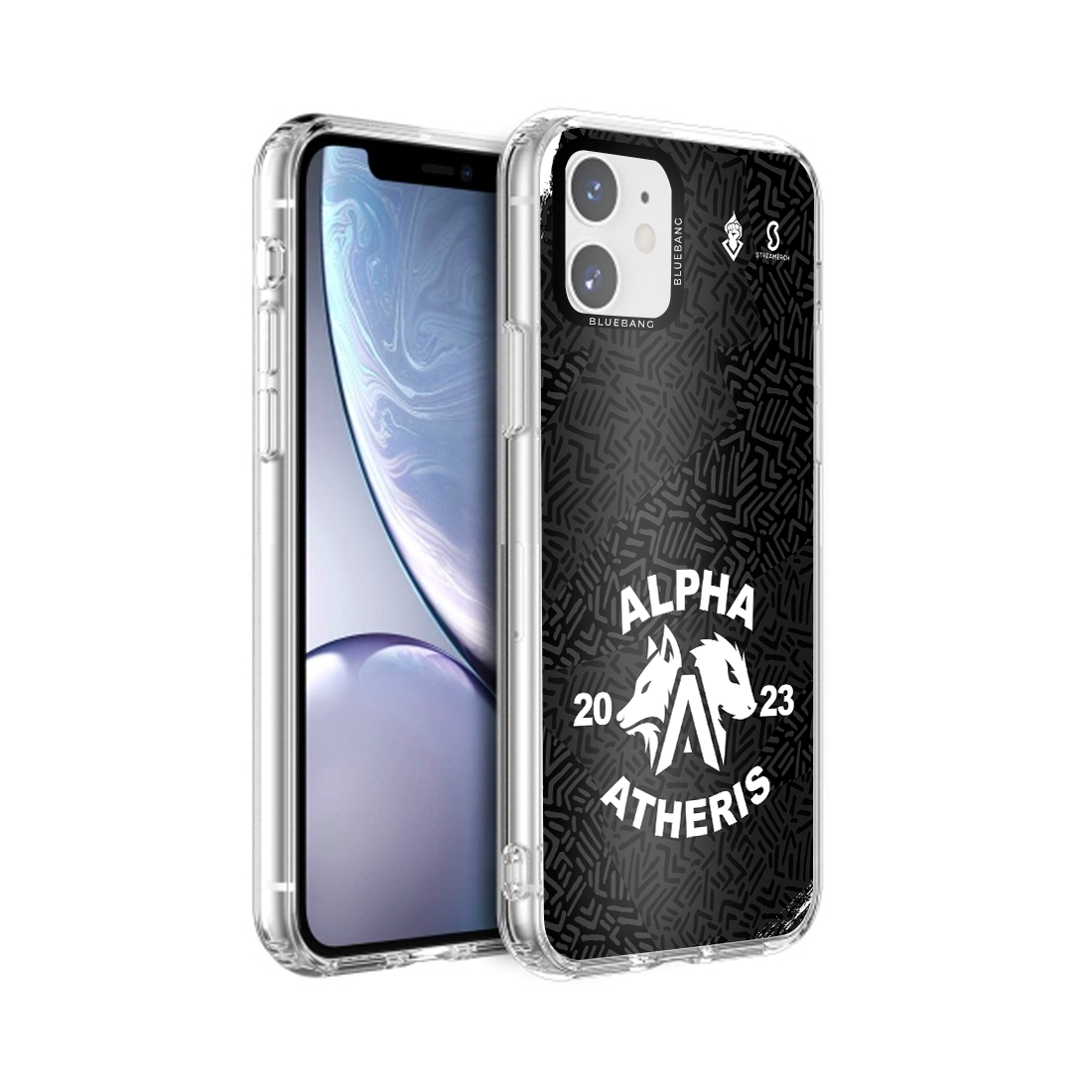 Funda para celulares hológrafica Alpha Atheris Negra