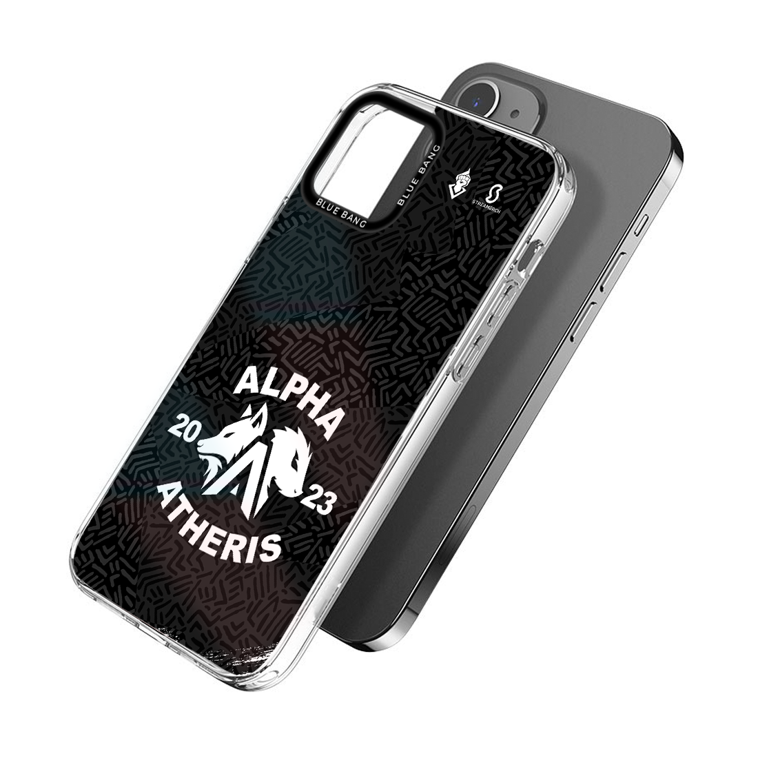 Funda para celulares hológrafica Alpha Atheris Negra