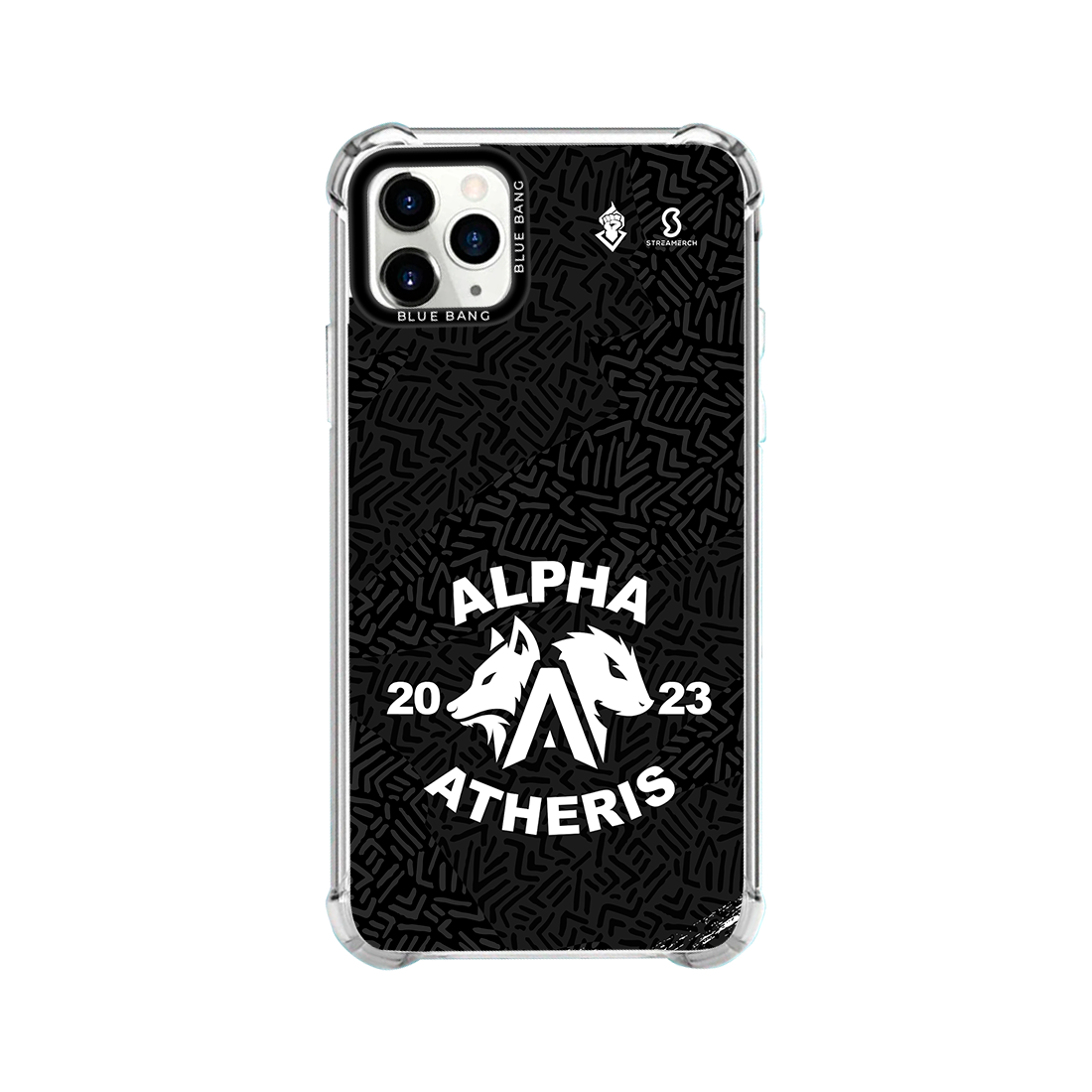 Funda para celulares hológrafica Alpha Atheris Negra