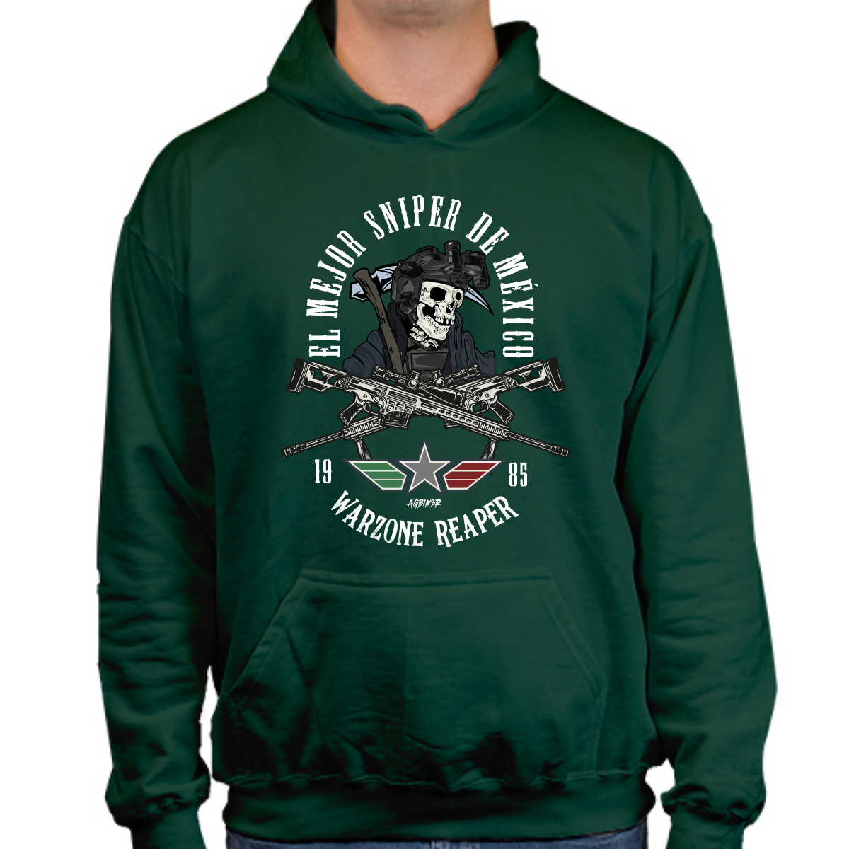 Hoodie Unisex Agbin3r El Mejor Sniper