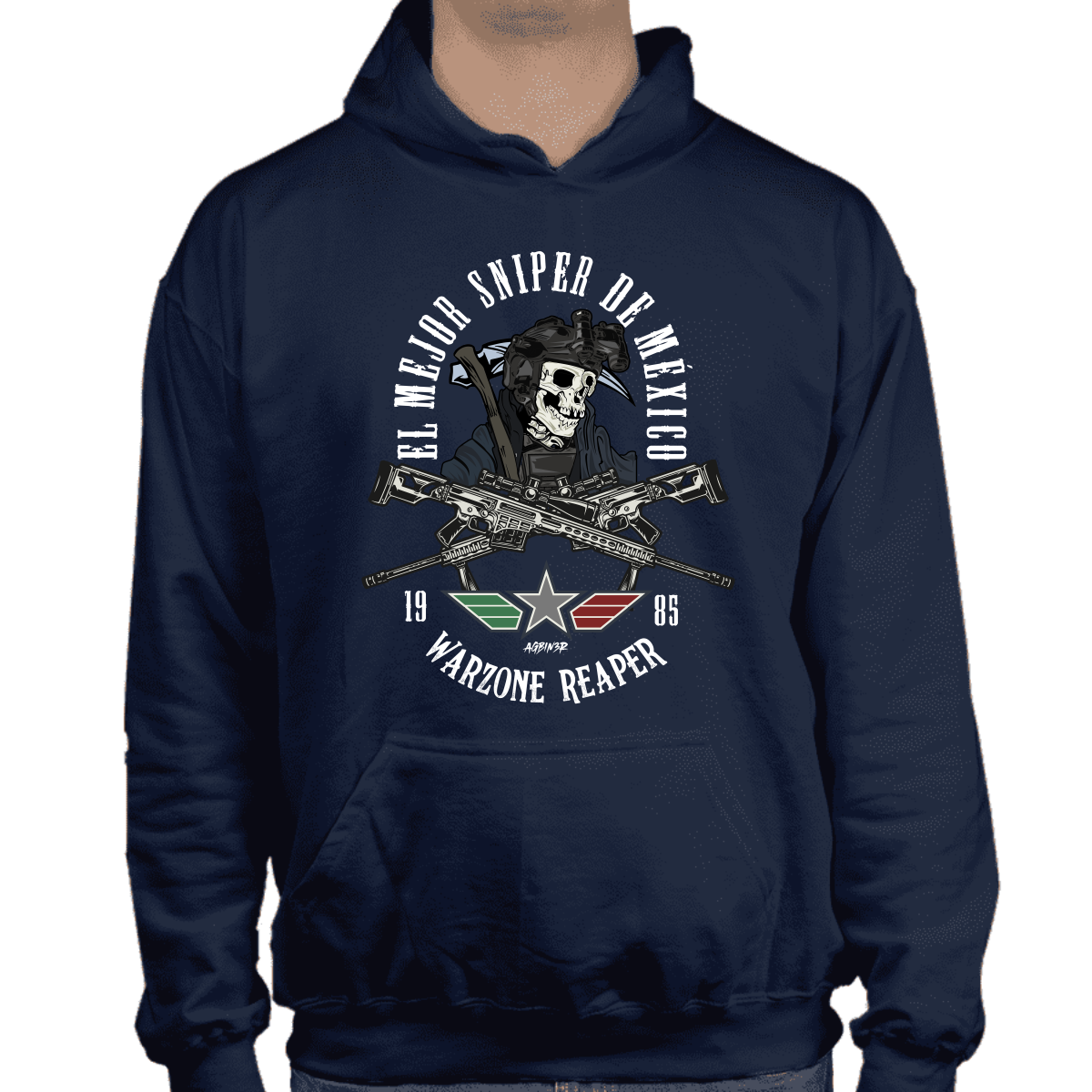 Hoodie Unisex Agbin3r El Mejor Sniper