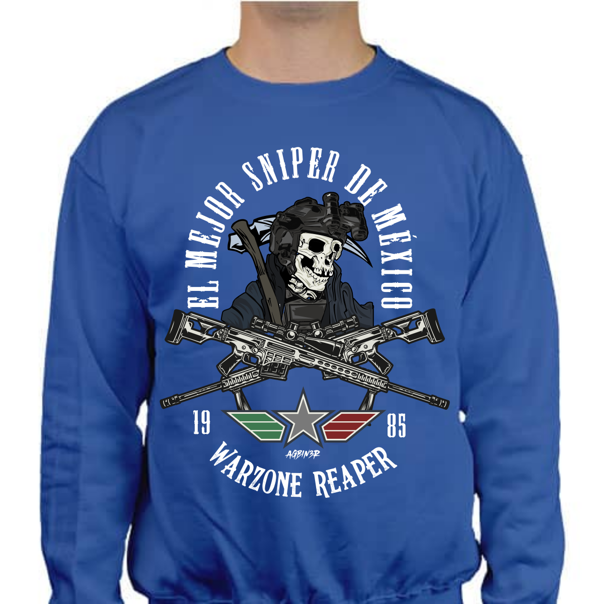 Sudadera Unisex Agbin3r El Mejor Sniper