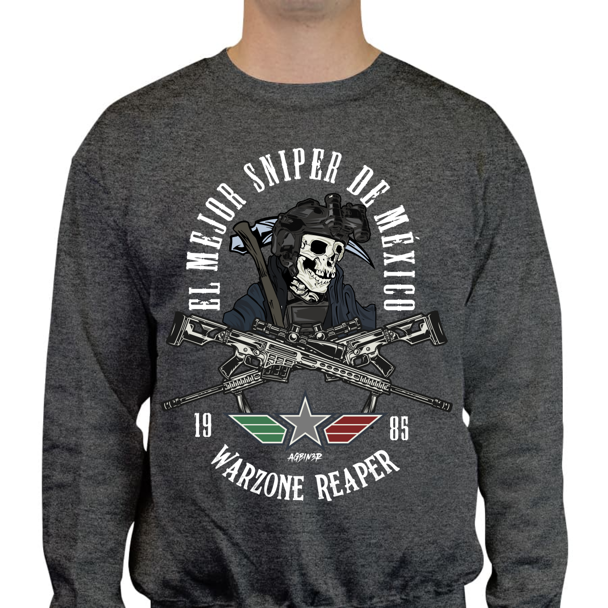 Sudadera Unisex Agbin3r El Mejor Sniper