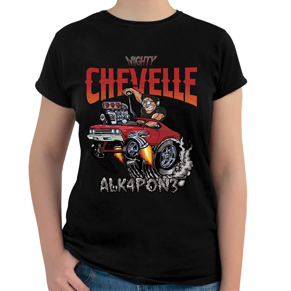 PLAYERA MUJER ALKAPONE MIGHTY CHEVELLE