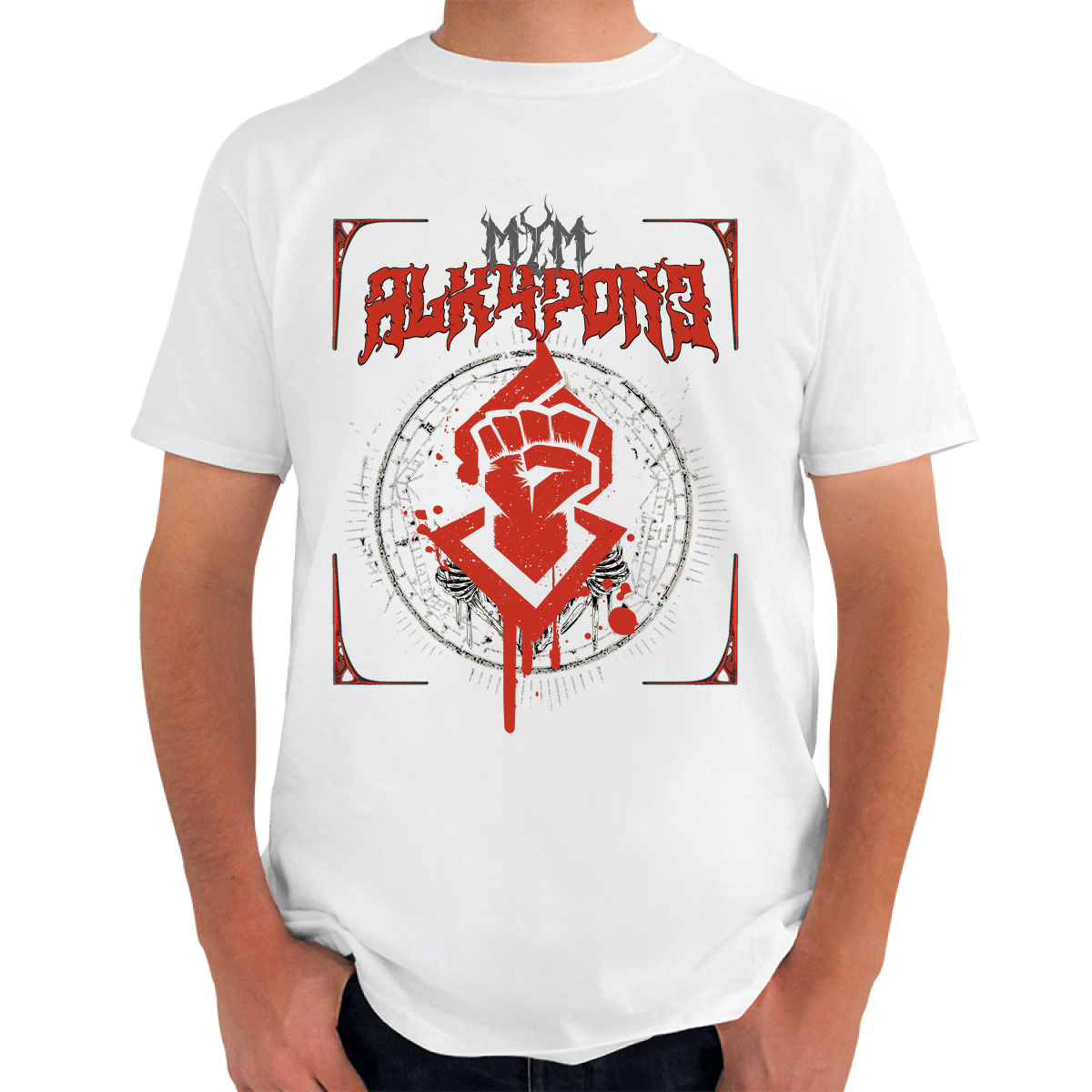 PLAYERA HOMBRE ALKAPONE DEATH METAL