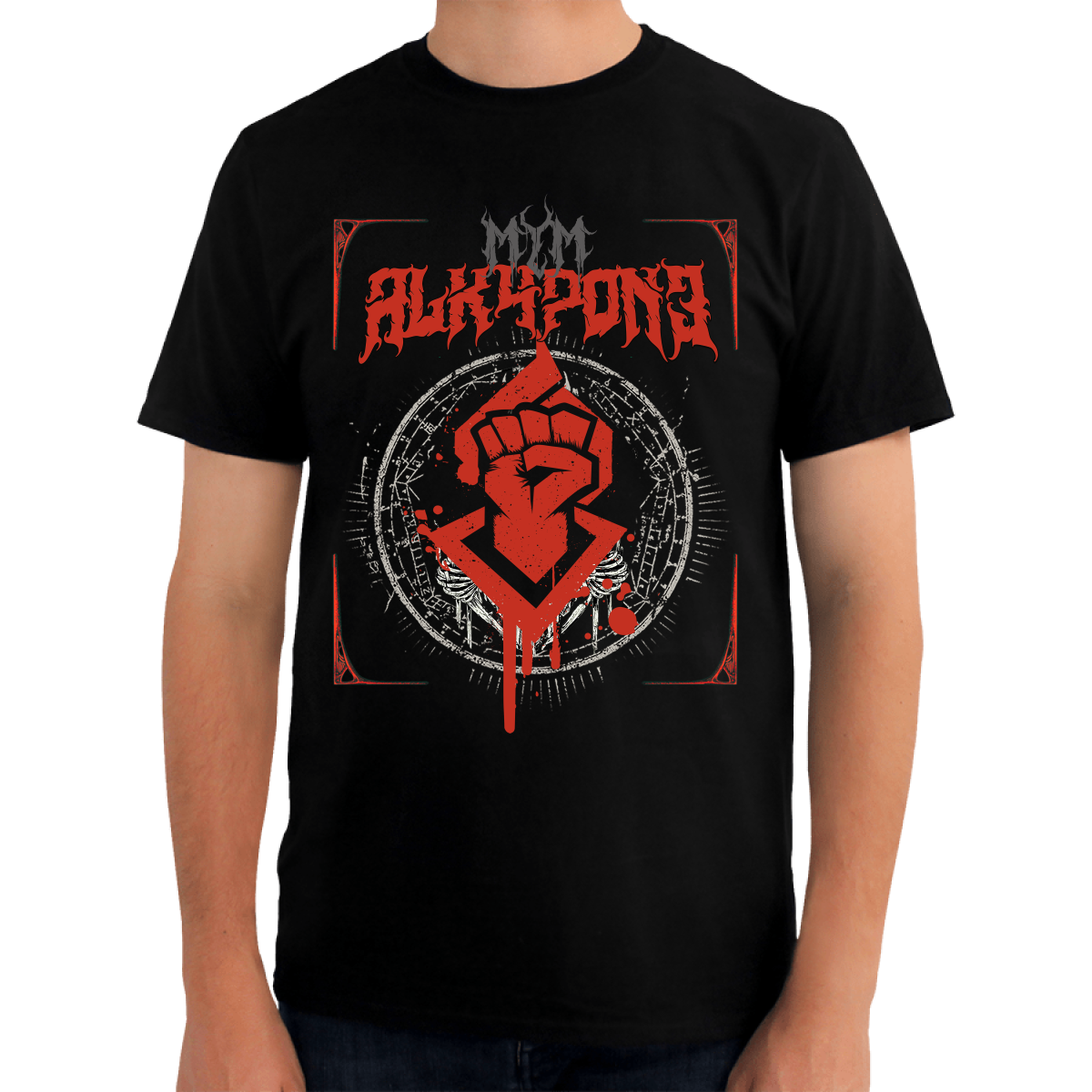 PLAYERA HOMBRE ALKAPONE DEATH METAL