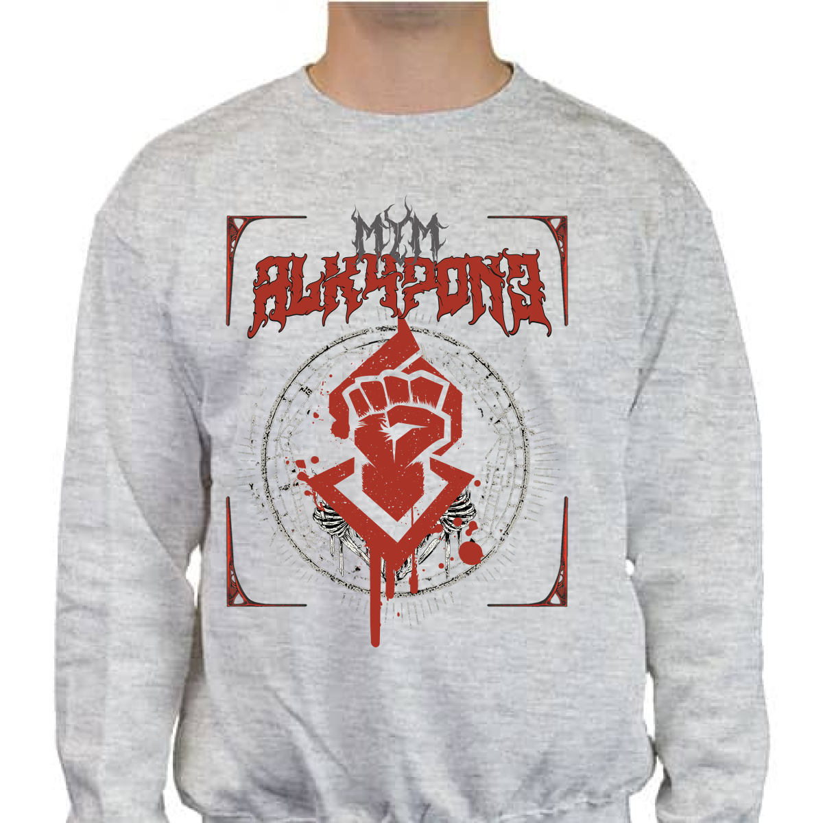 SUDADERA ALKAPONE DEATH METAL